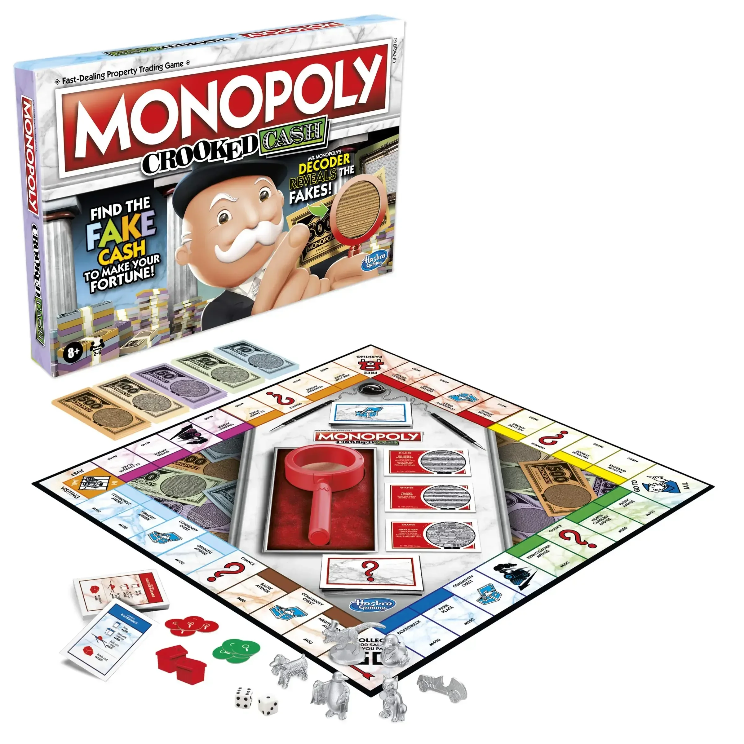 Hasbro Game Monopoly - Jogo de Tabuleiro Hasbro Monopoly Crooked