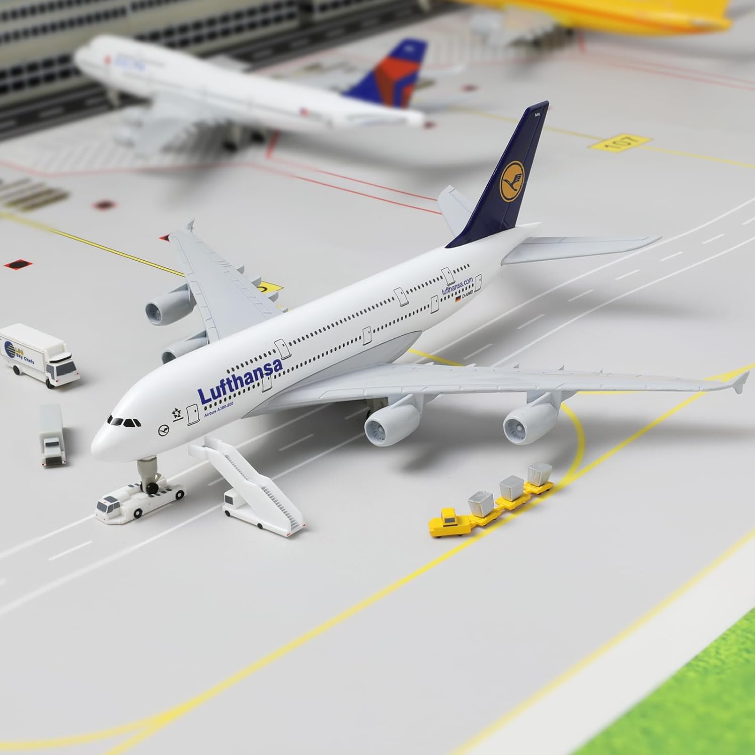 Aviões de brinquedo a380 alemã - Model Airplane Plastic avaliação e preço
