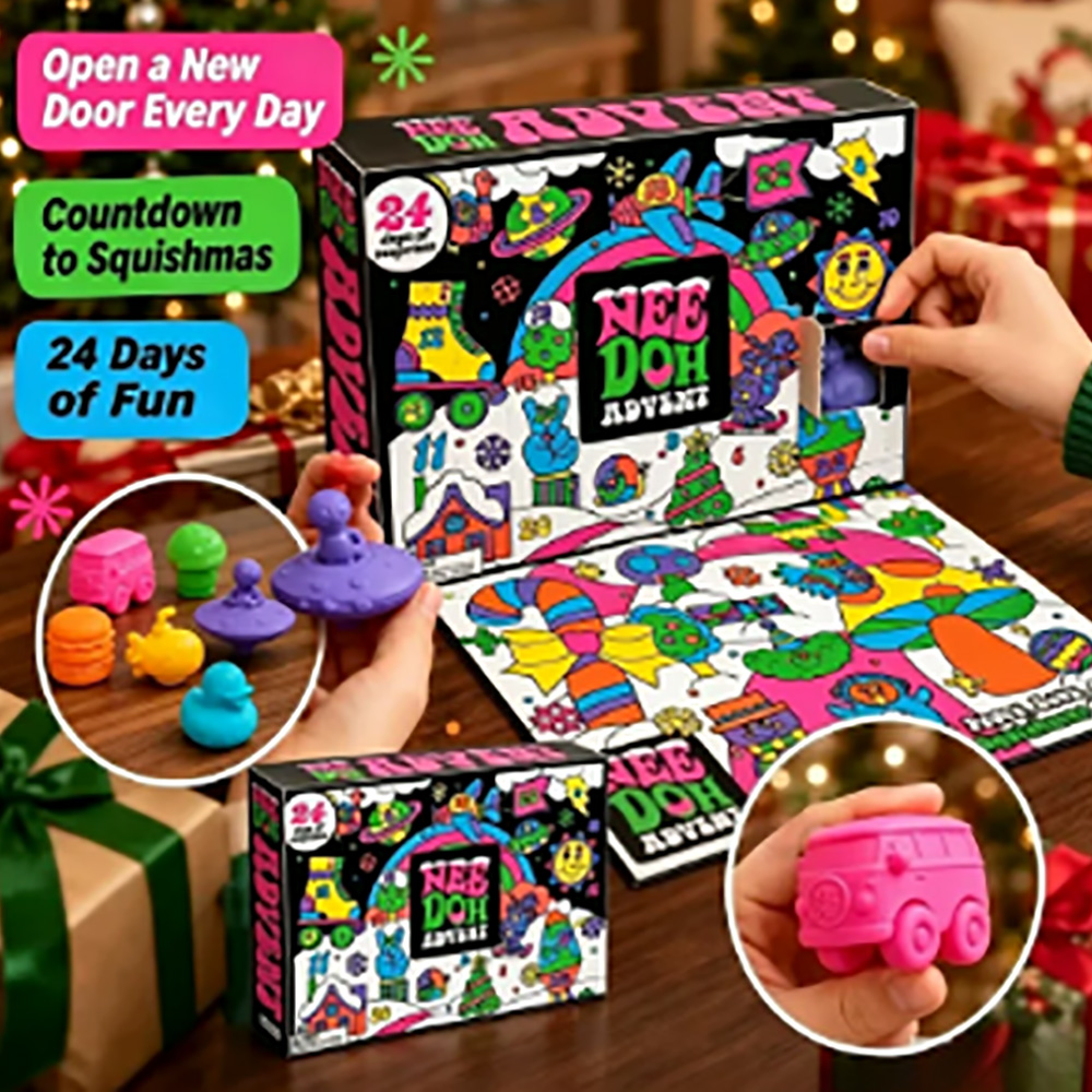 24 Peças Nee-Doh Squish Fidget - Mystery Box Blind Bag avaliação e preço