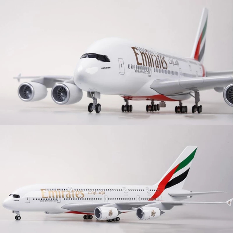 Novo Emirados A380 Modelo Aviã - Model Airplane Plastic avaliação e preço