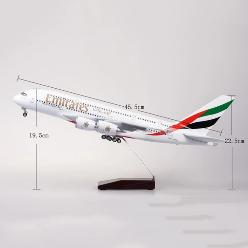 Novo Emirados A380 Modelo Aviã - Model Airplane Plastic avaliação e preço