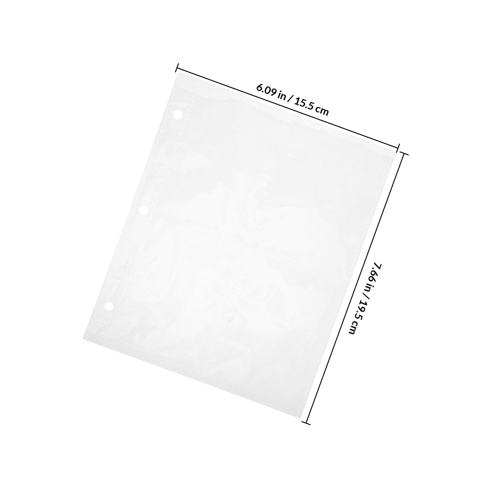 10 unidades de folhas internas - Trading Card Binder avaliação e preço