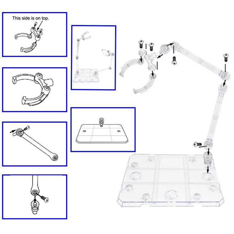 Hand-Made HG Modelo Robô Brack - Action Figure Stand avaliação e preço