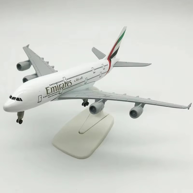 20cm a380 emirados companhia a - Model Airplane Plastic avaliação e preço