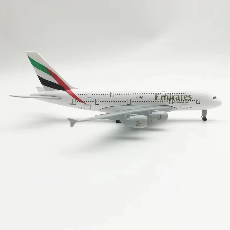 20cm a380 emirados companhia a - Model Airplane Plastic avaliação e preço