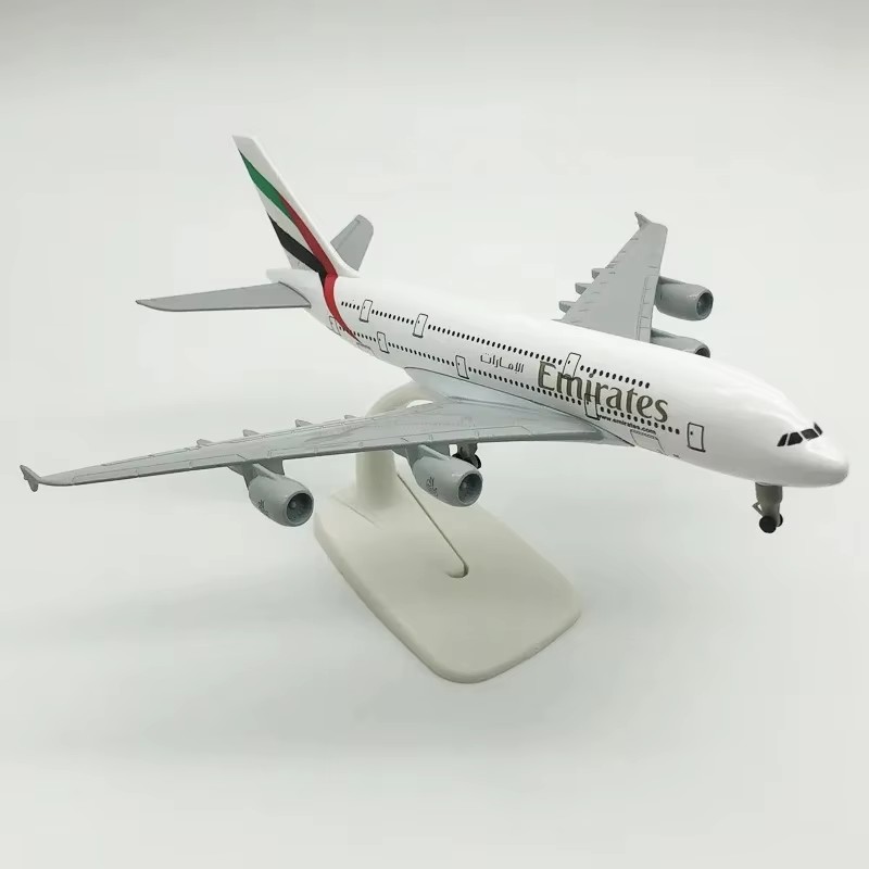 20cm a380 emirados companhia a - Model Airplane Plastic avaliação e preço