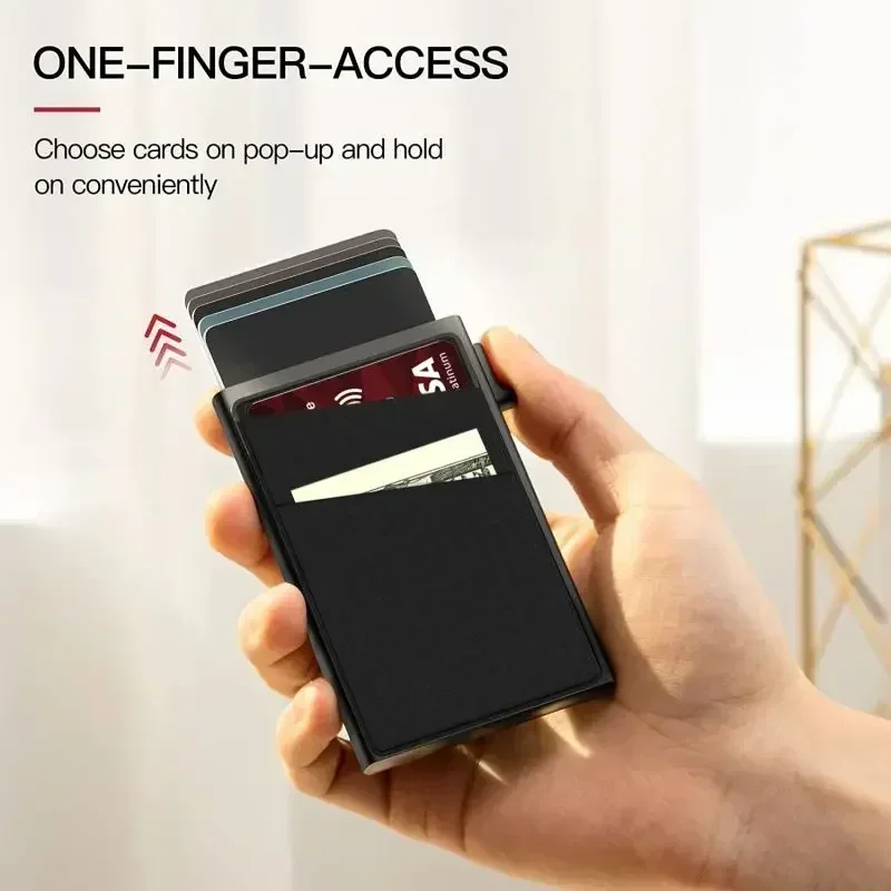 Rfid negócios titular do cartã - Card Top Loader avaliação e preço