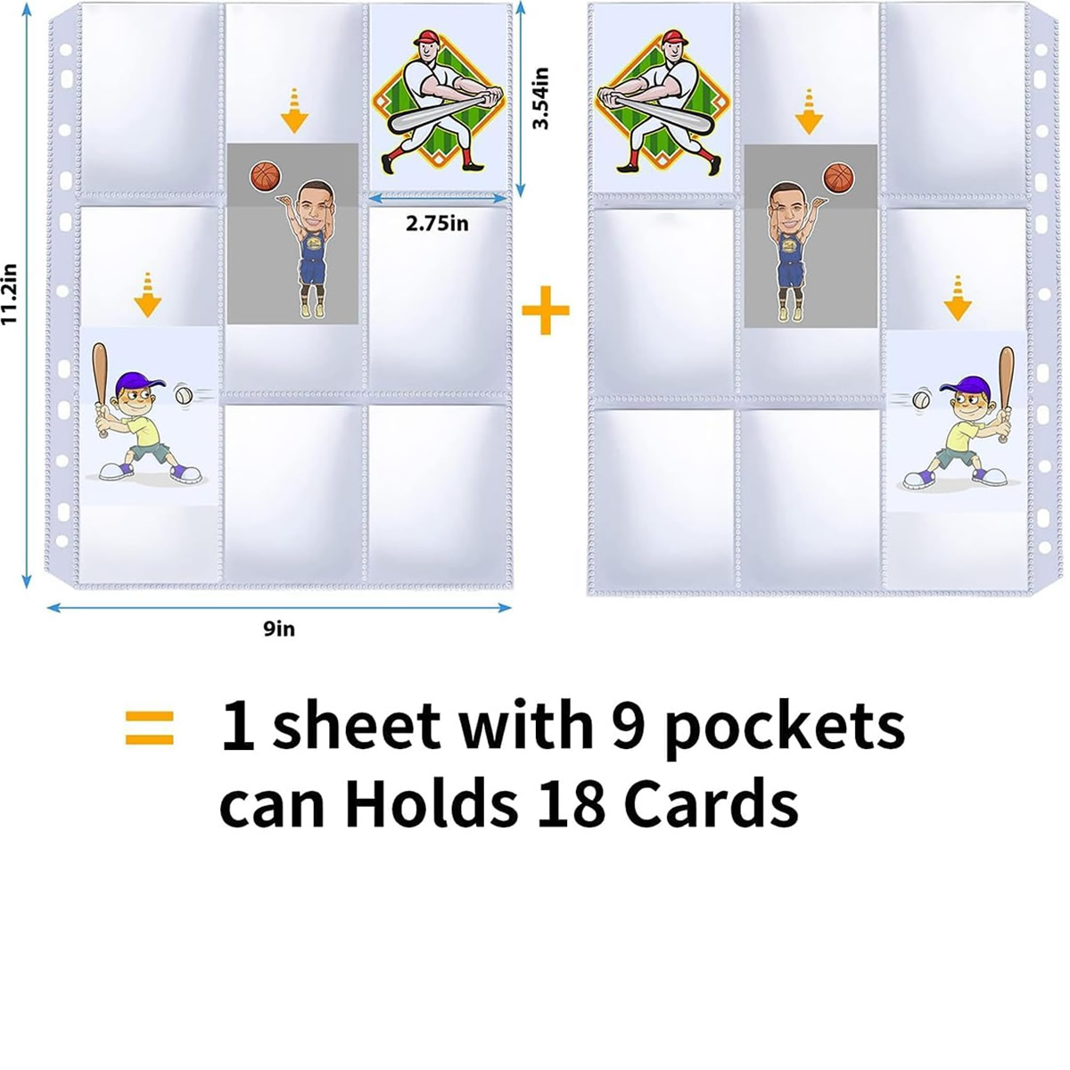 Pacote com 50 Protetores de Ca - Trading Card Binder avaliação e preço