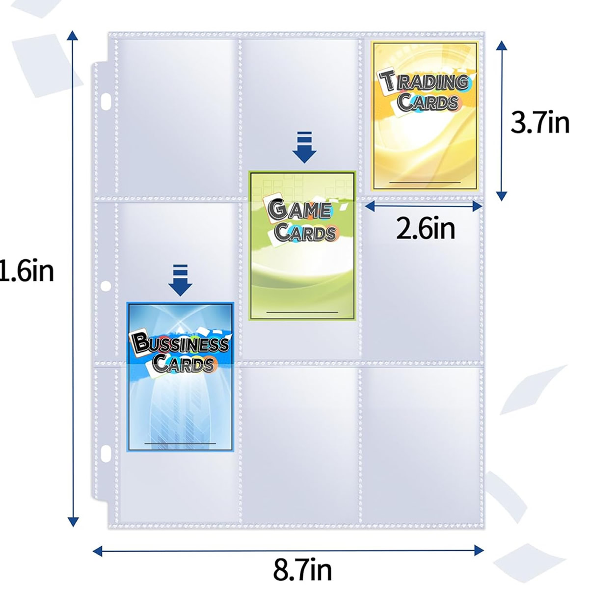 Pacote com 50 Protetores de Ca - Trading Card Binder avaliação e preço