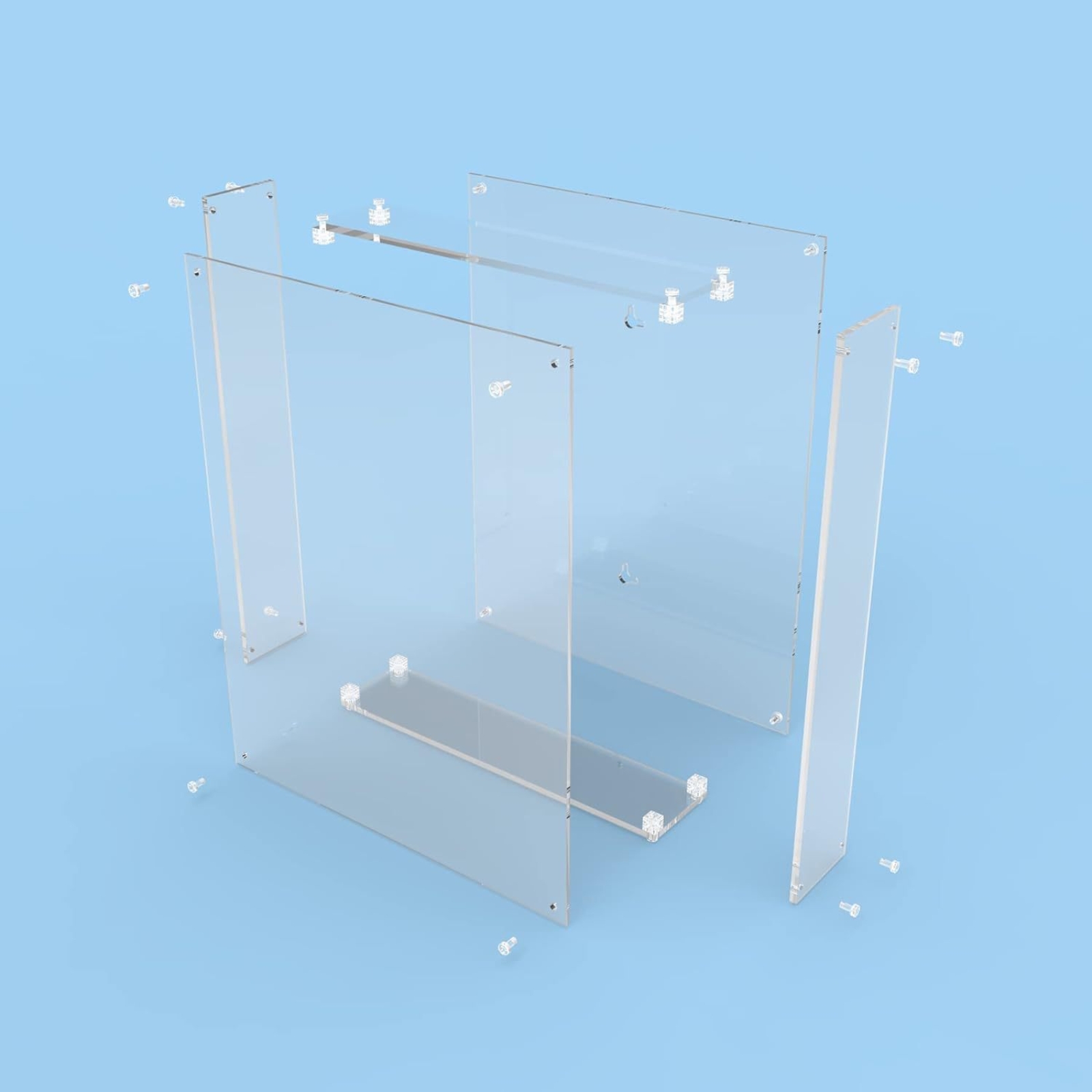 Caixa de Acrílico Transparente - Display Case Acrylic avaliação e preço
